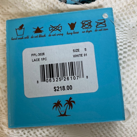 LETARTE SWIMWEAR LACE ONE PIECE SMALL - Picture 5 of 5